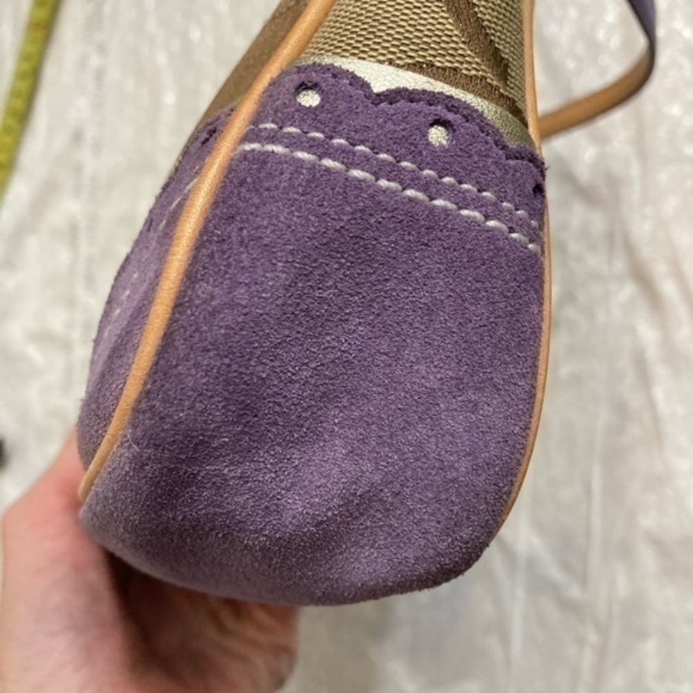 Coach Hobo 1491 Limited Edition Applique Fish Brown Purple Leather Suede bag - Picture 8 of 13